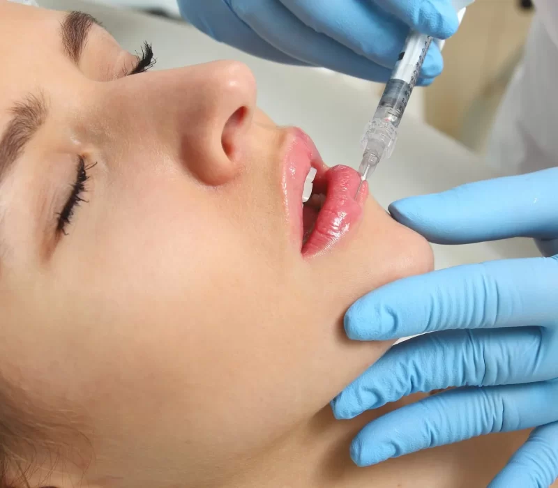 Girl getting Xeomin Injectable at The Space Aesthetics in San Mateo, CA